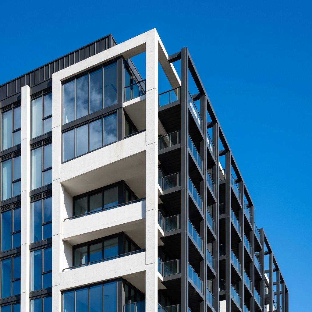 Modern building facade